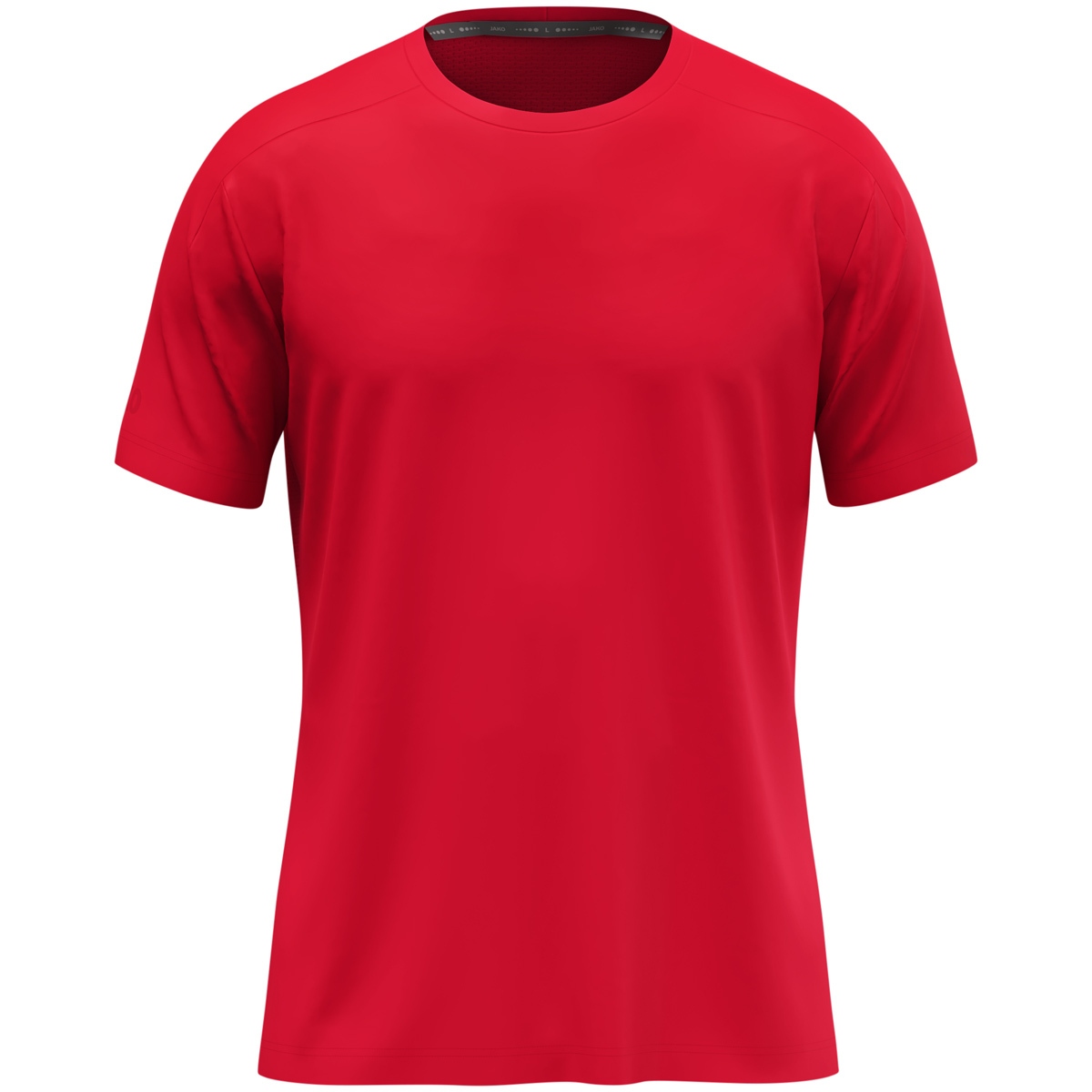 T-Shirt Uni (rot / Größe L / Unisex)