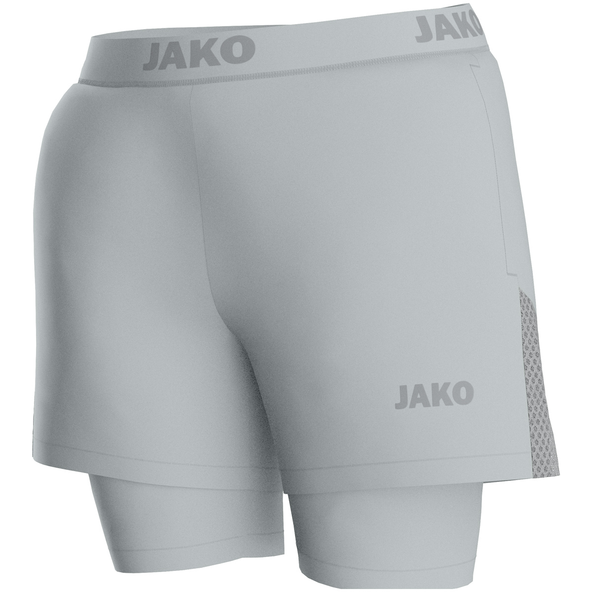 In-1 Short Power (hellgrau / Größe L / Unisex)