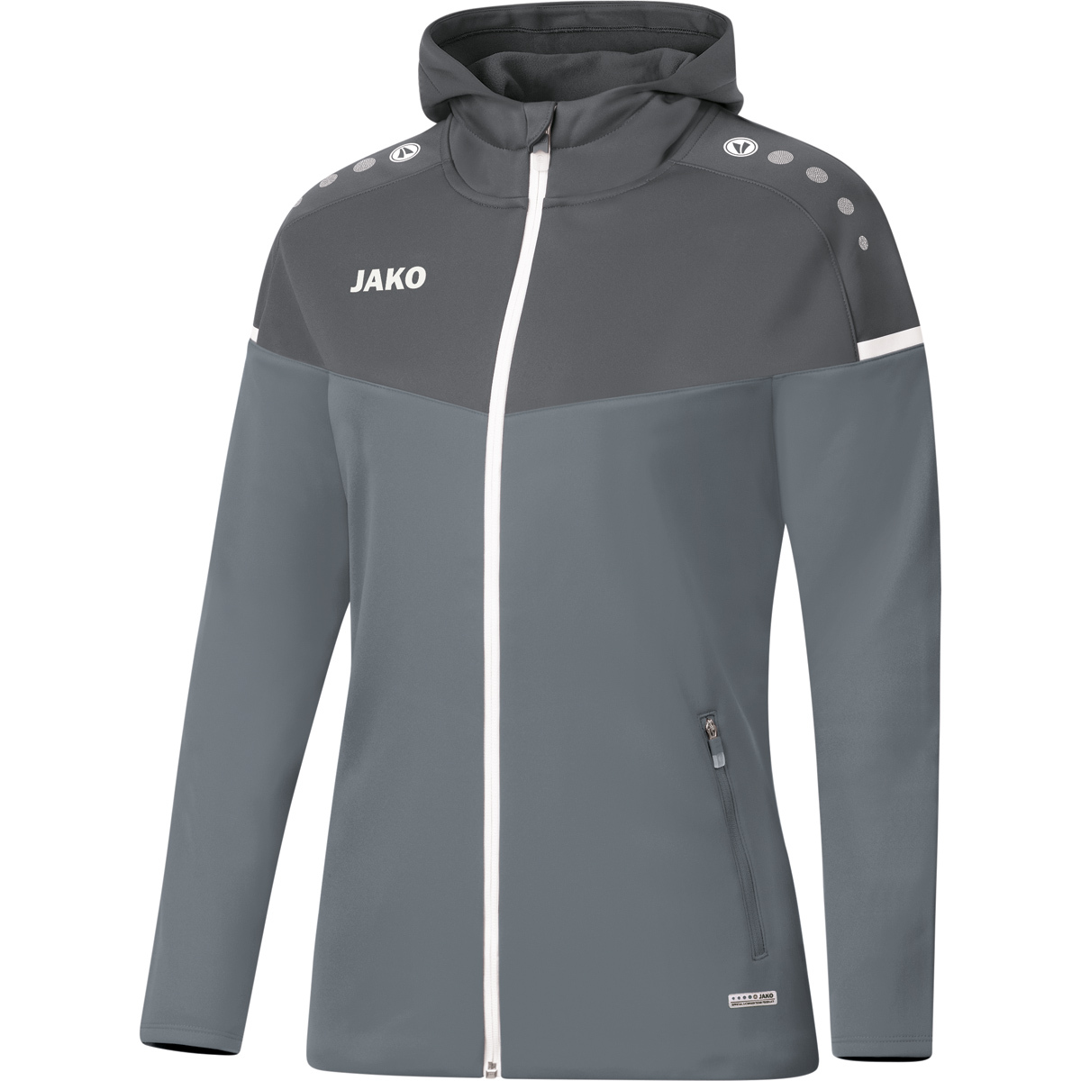 Kapuzenjacke Champ 2.0 (Grau / Größe 36 / Damen)