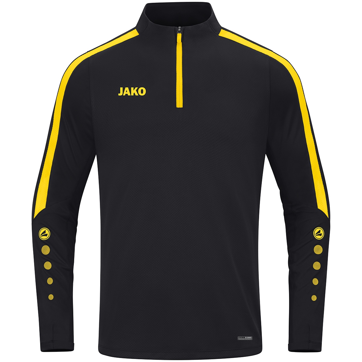 JAKO Ziptop Power (schwarz/citro / Größe 140 / Kinder)