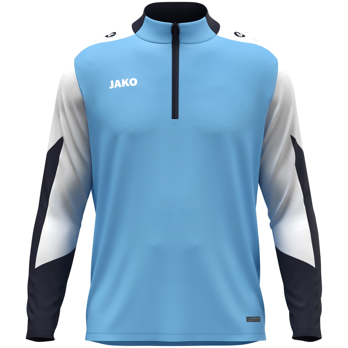 JAKO Ziptop Dynamic (skyblue/weiß/marine / Größe 140 / Kinder)