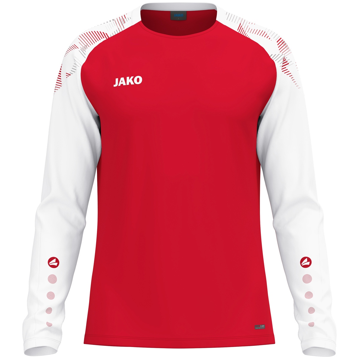 JAKO Longsleeve Sonic (rot/weiß / Größe 152 / Kinder)