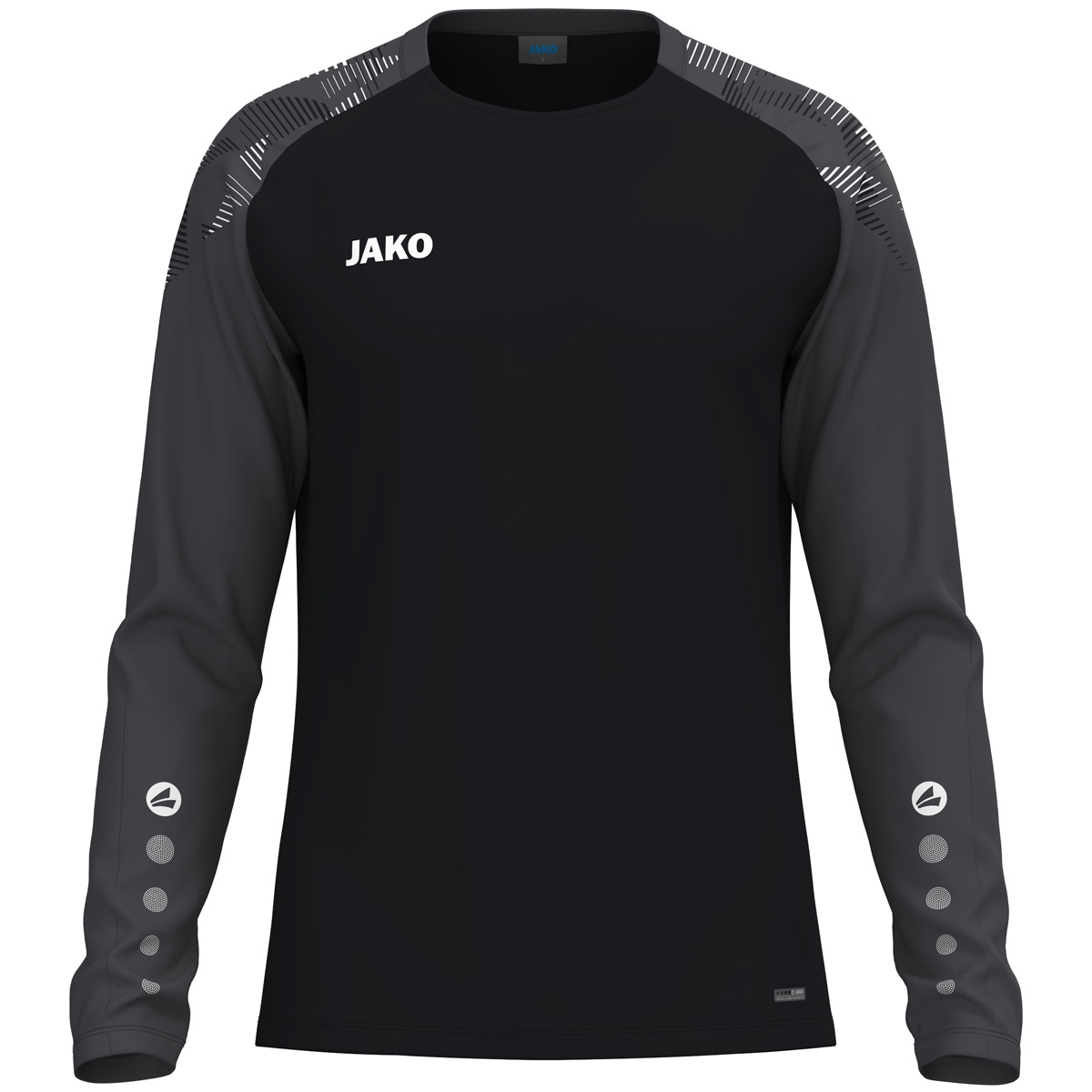 JAKO Longsleeve Sonic (schwarz/anthrazit / Größe M / Unisex)