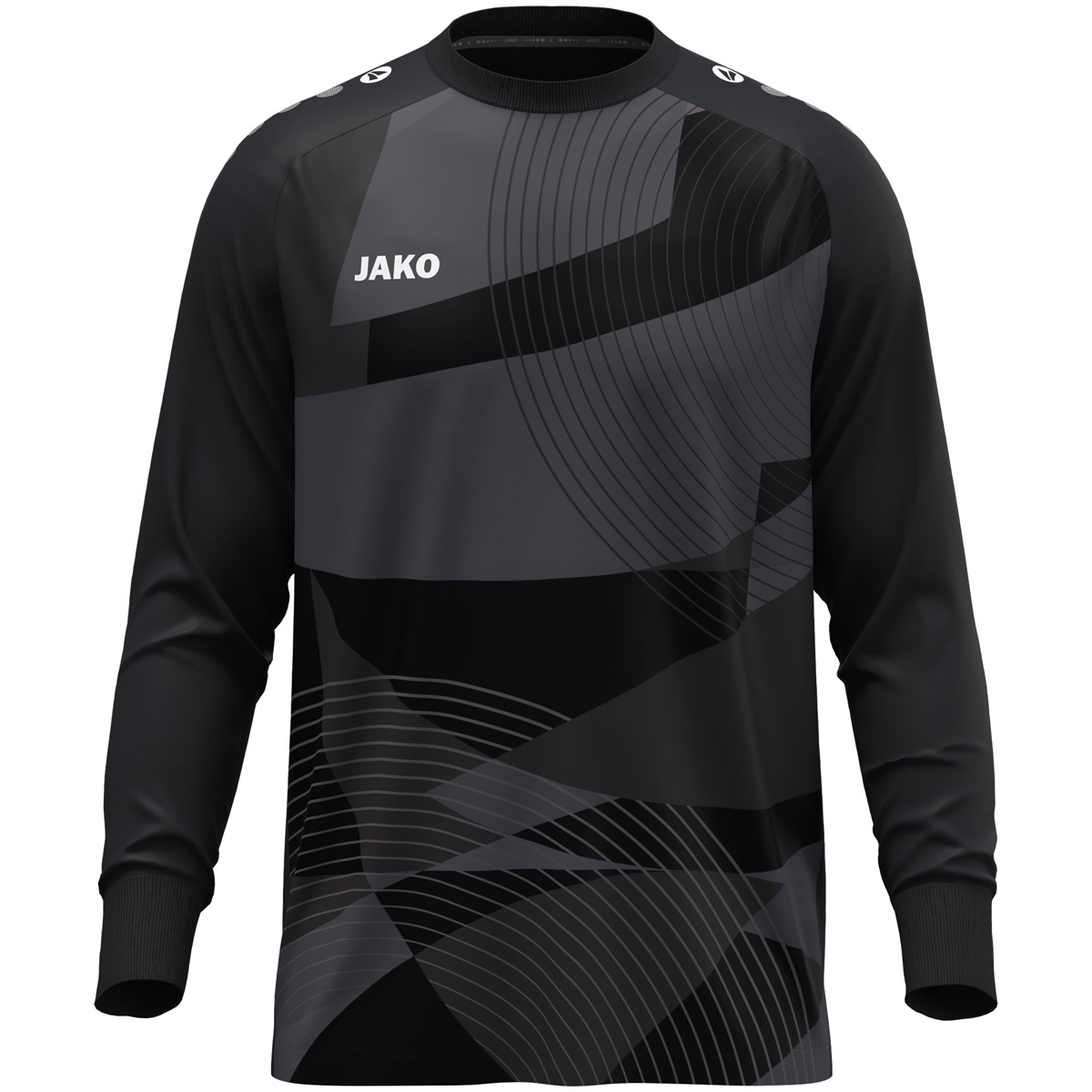 JAKO Torwart-Trikot River Kinder (schwarz / Größe 116 / Kinder)