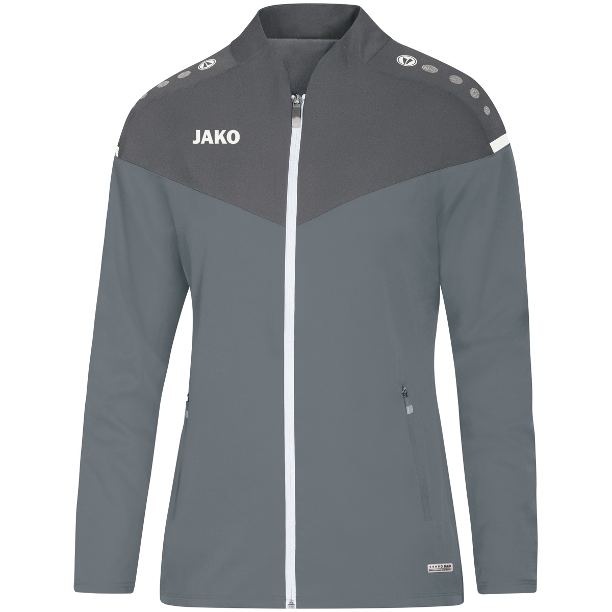 JAKO Präsentationsjacke Champ 2.0 (Grau / Größe 34 / Damen)