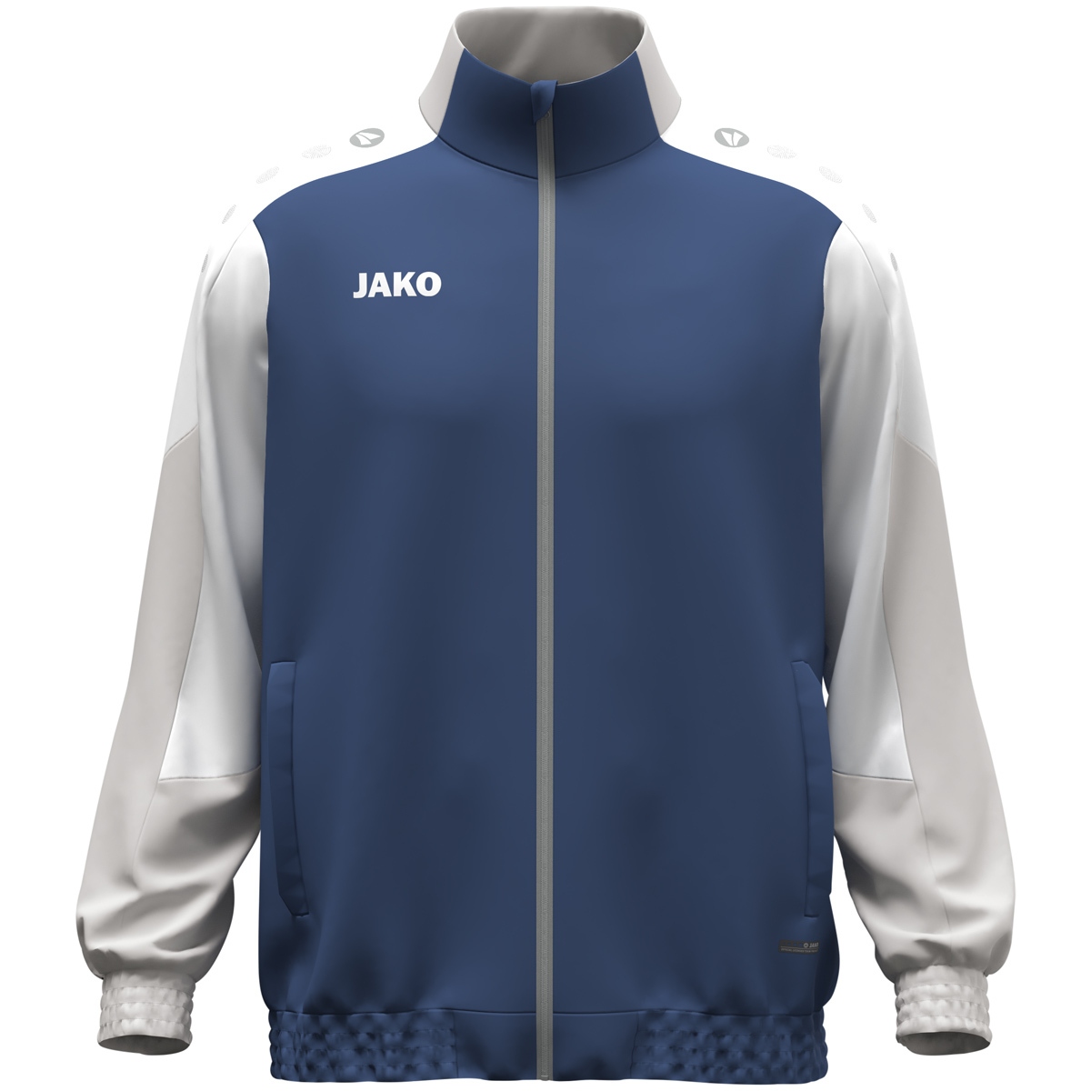 JAKO Webjacke Dynamic (nachtblau/weiß/hellgrau / Größe M / Unisex)