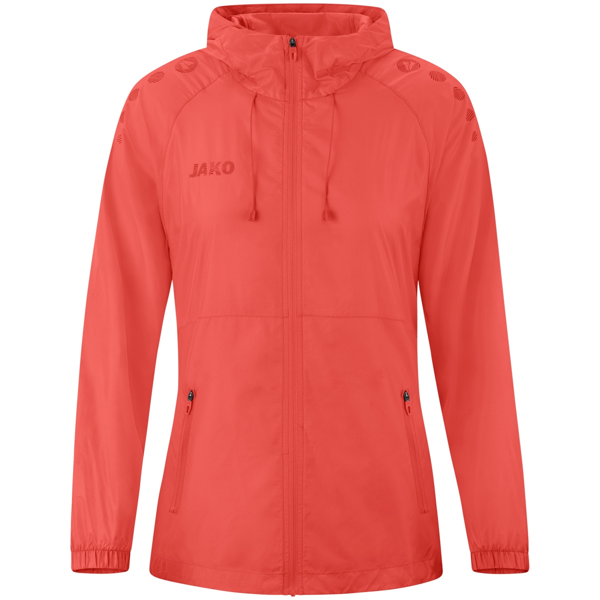 JAKO Lightweightjacke Flow Damen (coral / Größe S (34/36) / Damen Sportgrößen)