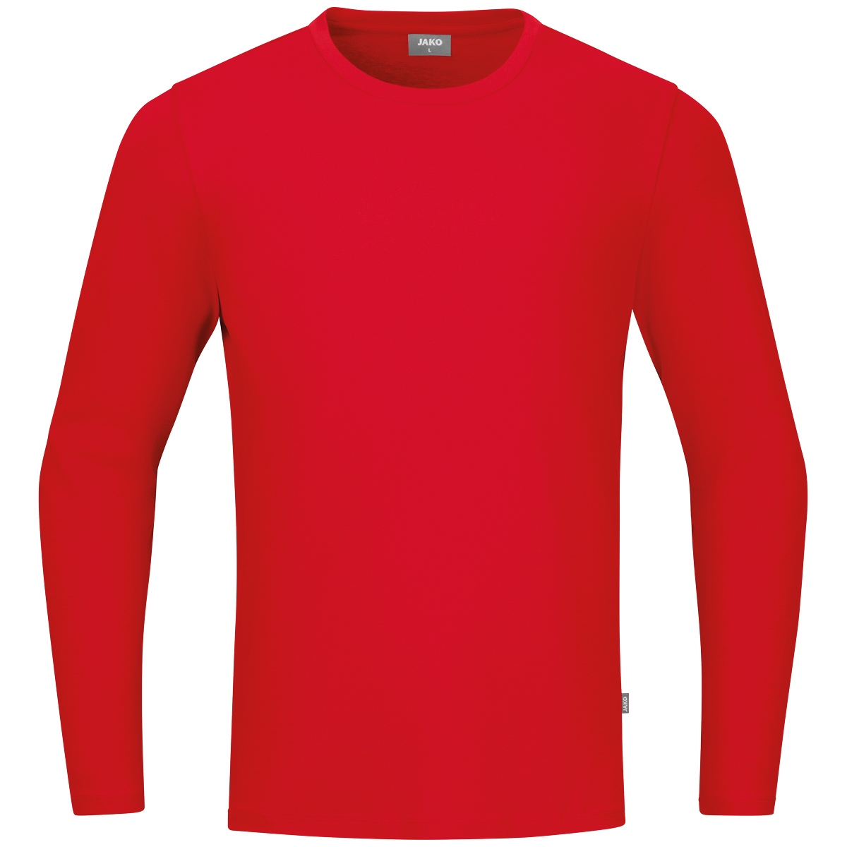JAKO Longsleeve Organic (rot / Größe M / Unisex)