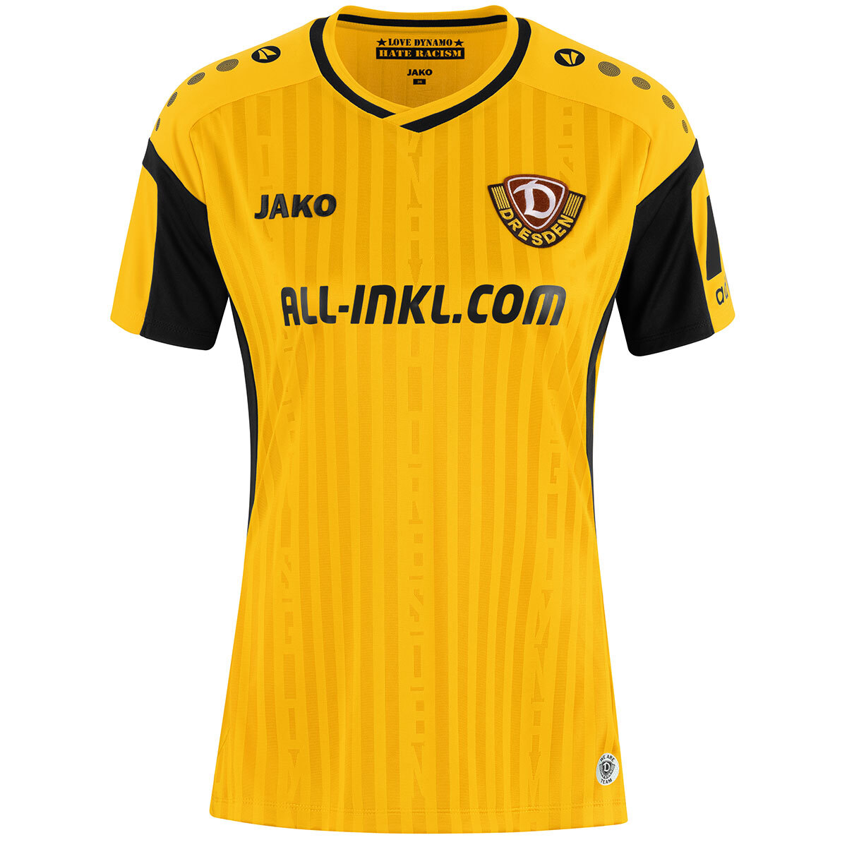 JAKO Dynamo Dresden Trikot Home Damen (dynamic yellow / Größe 38 / Damen)