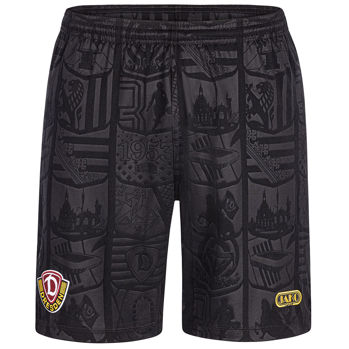 JAKO Dynamo Dresden Short Ausweich (schwarz / Größe XL / Unisex)
