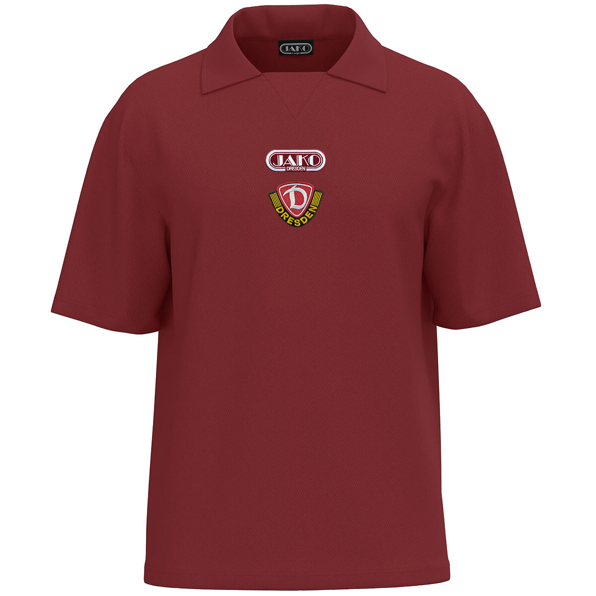 JAKO Dynamo Dresden Polo Freizeit (rubinrot / Größe 5XL / Unisex)
