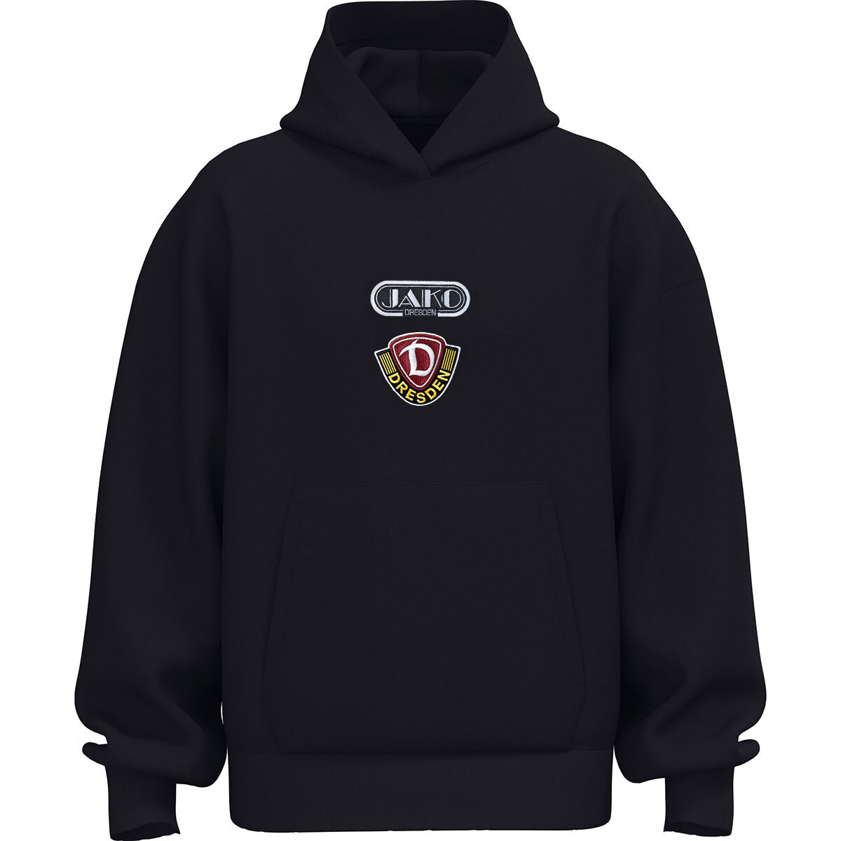 JAKO Dynamo Dresden Hoodie Freizeit (schwarz / Größe 3XL / Unisex)