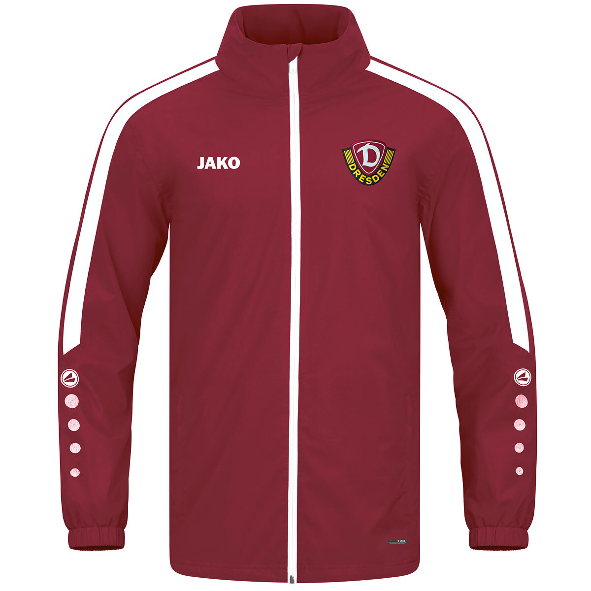 JAKO Dynamo Dresden Allwetterjacke Power (bordeaux ohne All-inkl.com / Größe S / Unisex)