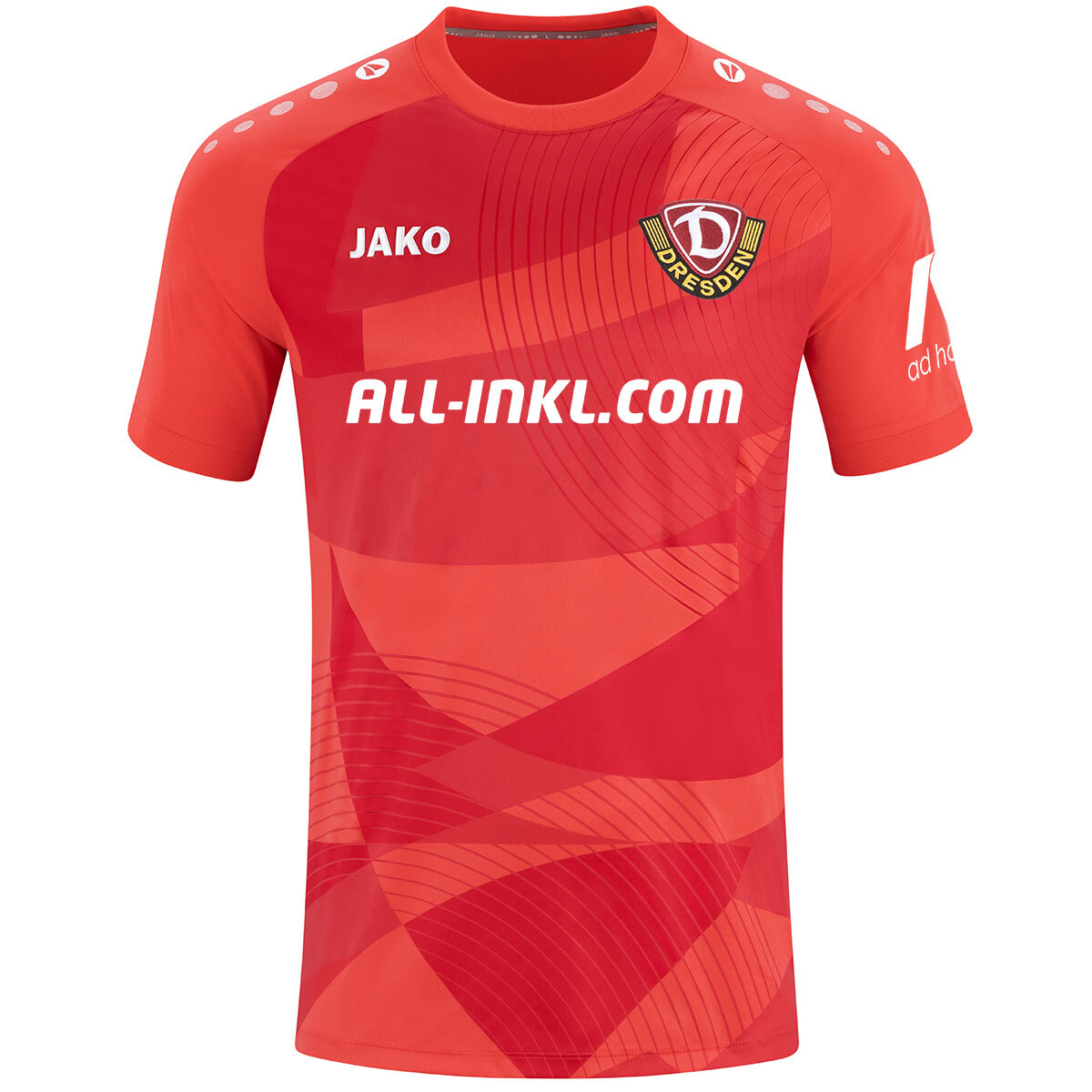 JAKO Dynamo Dresden TW Trikot Away (coral / Größe 140 / Kinder)