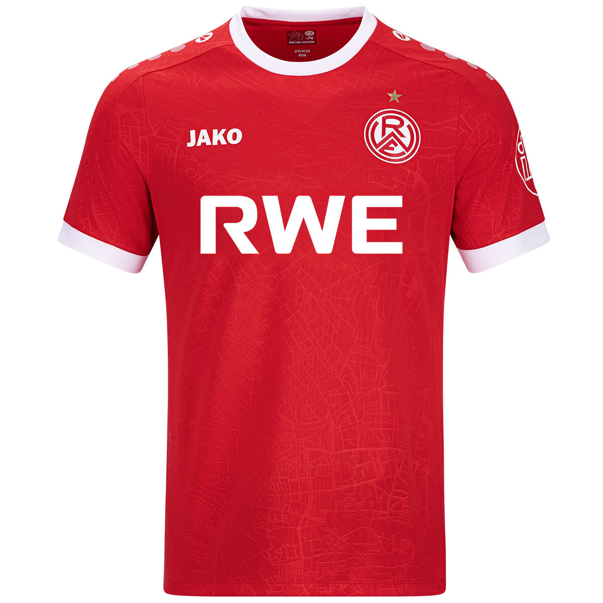 JAKO Rot-Weiss Essen Trikot Home (rot / Größe M / Unisex)