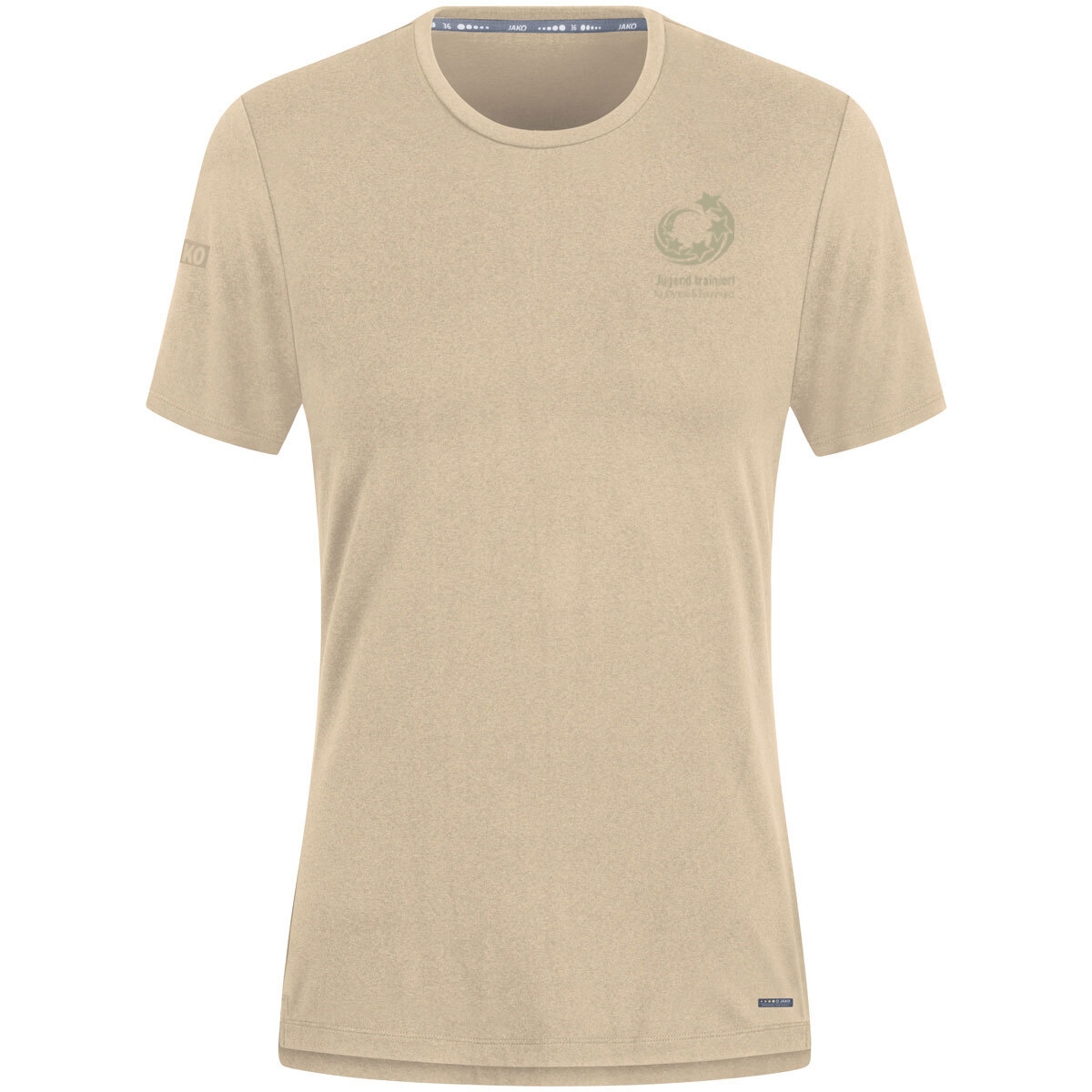 JAKO "Jugend trainiert" T-Shirt Pro Casual (beige / Größe 34 / Damen)