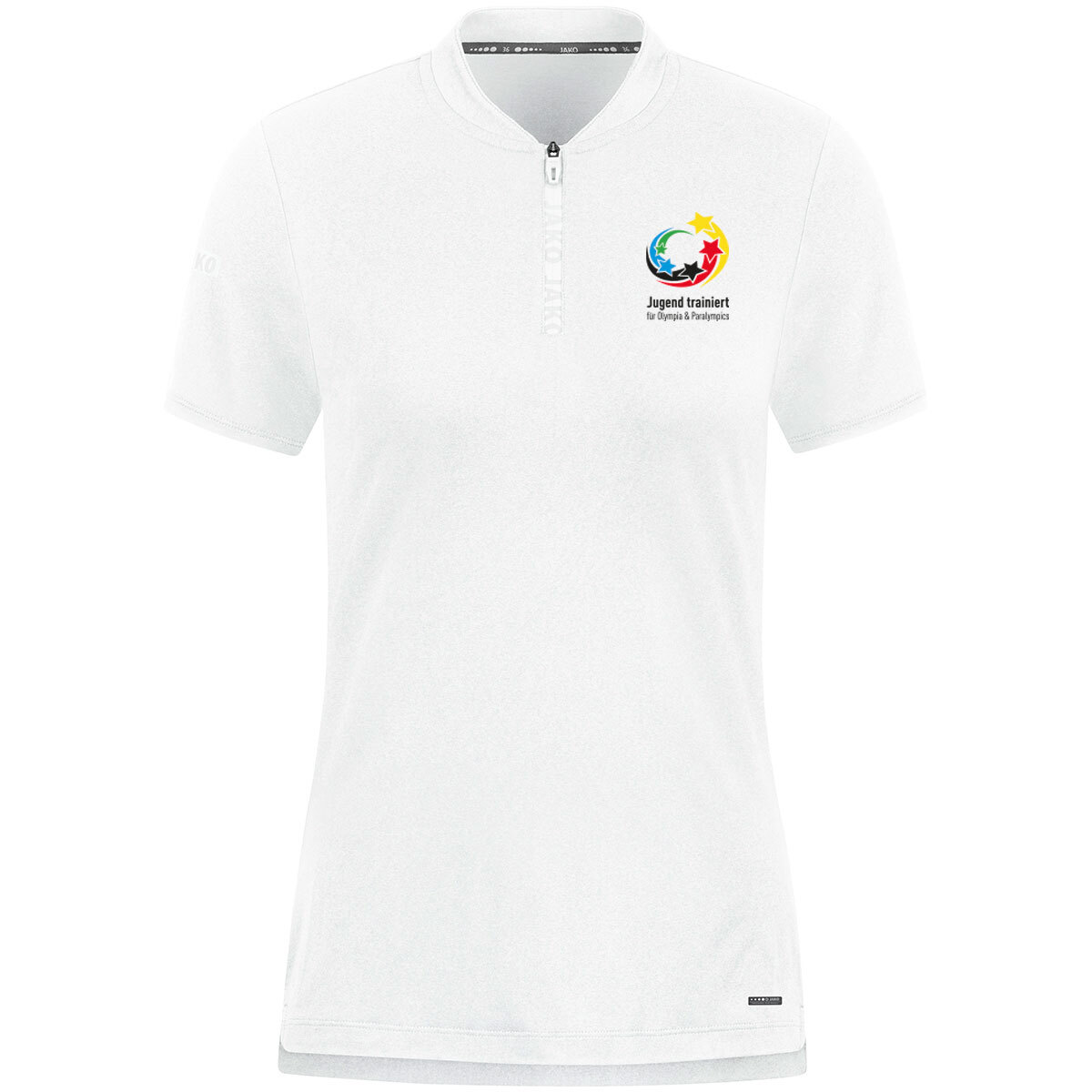 Jugend trainiert" Polo Pro Casual (weiß / Größe M / Unisex)