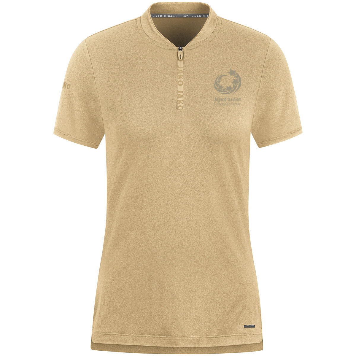 JAKO "Jugend trainiert" Polo Pro Casual (beige / Größe 36 / Damen)