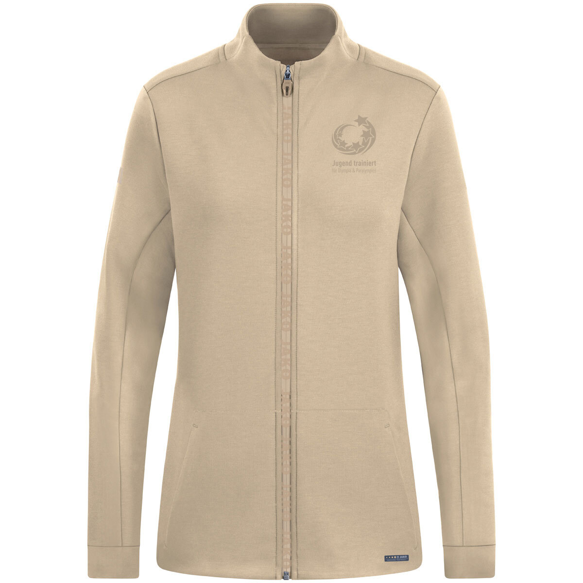Jugend trainiert" Jacke Pro Casual (beige / Größe XL / Unisex)