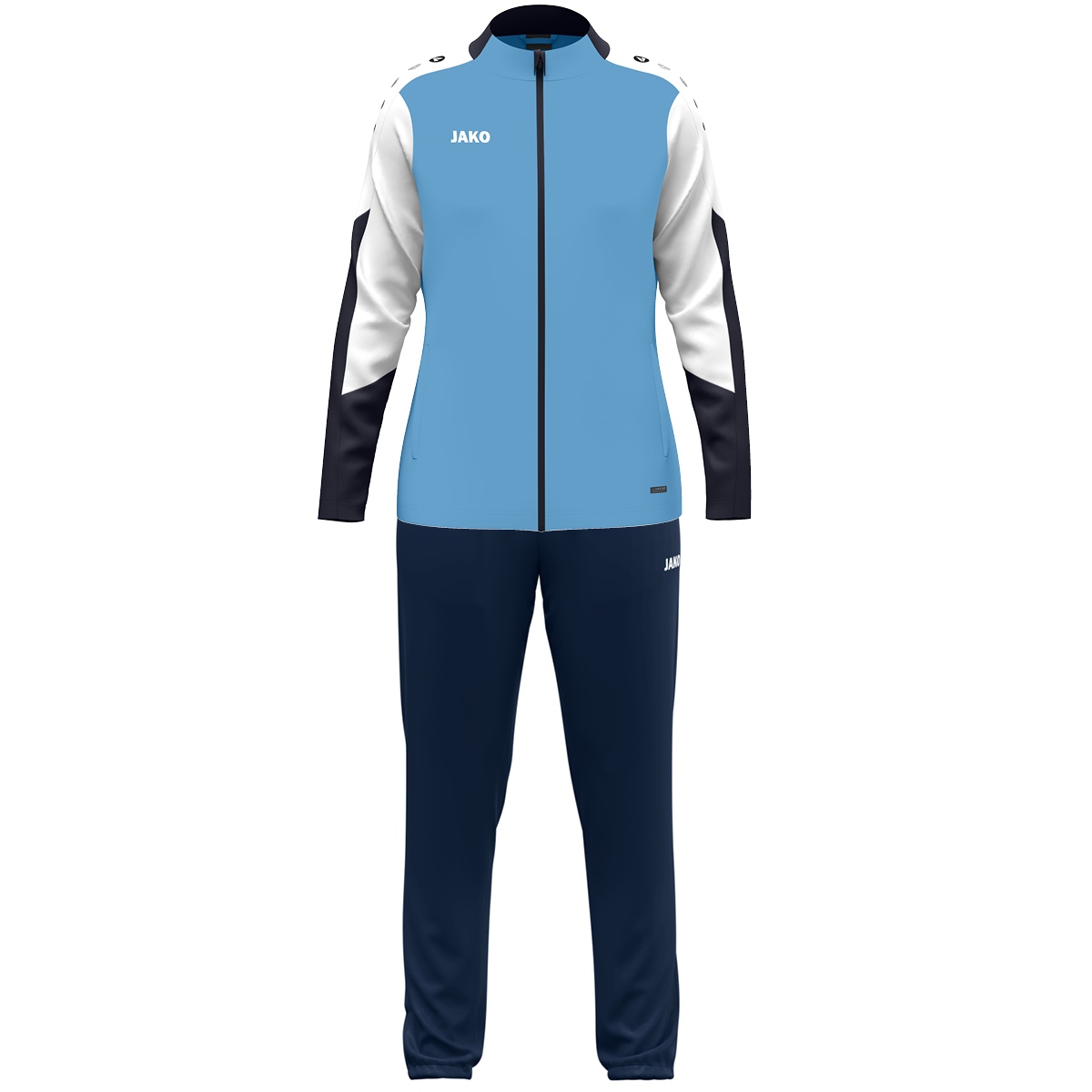 Polyesteranzug Dynamic Damen (skyblue/weiß/marine / Größe L (42/44) / Damen Sportgrößen)