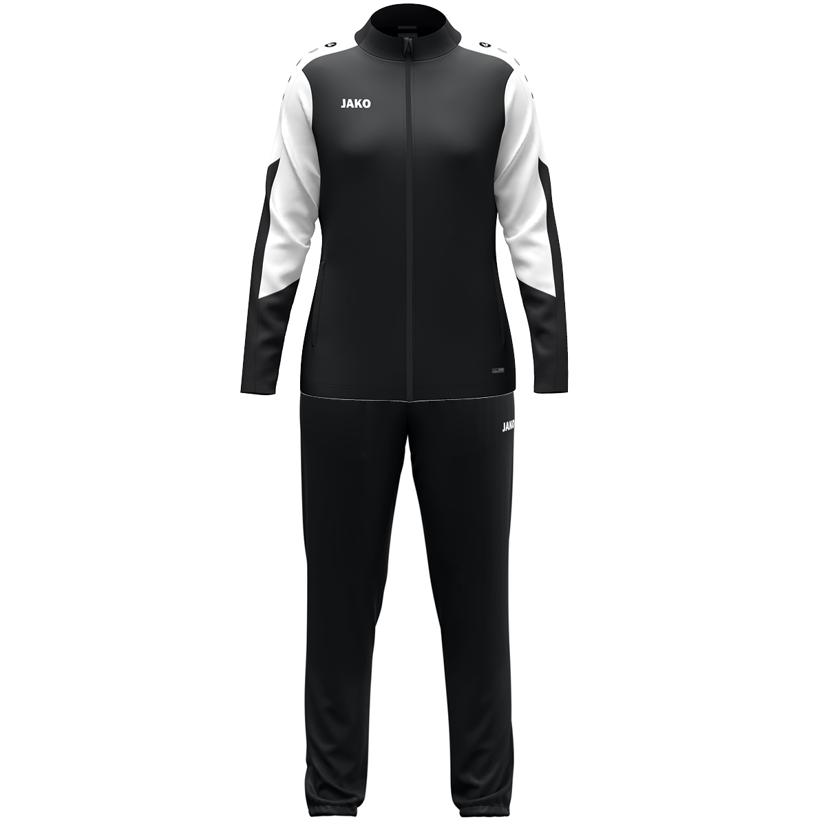 JAKO Polyesteranzug Dynamic Damen (schwarz/weiß/anthrazit / Größe M (38/40) / Damen Sportgrößen)