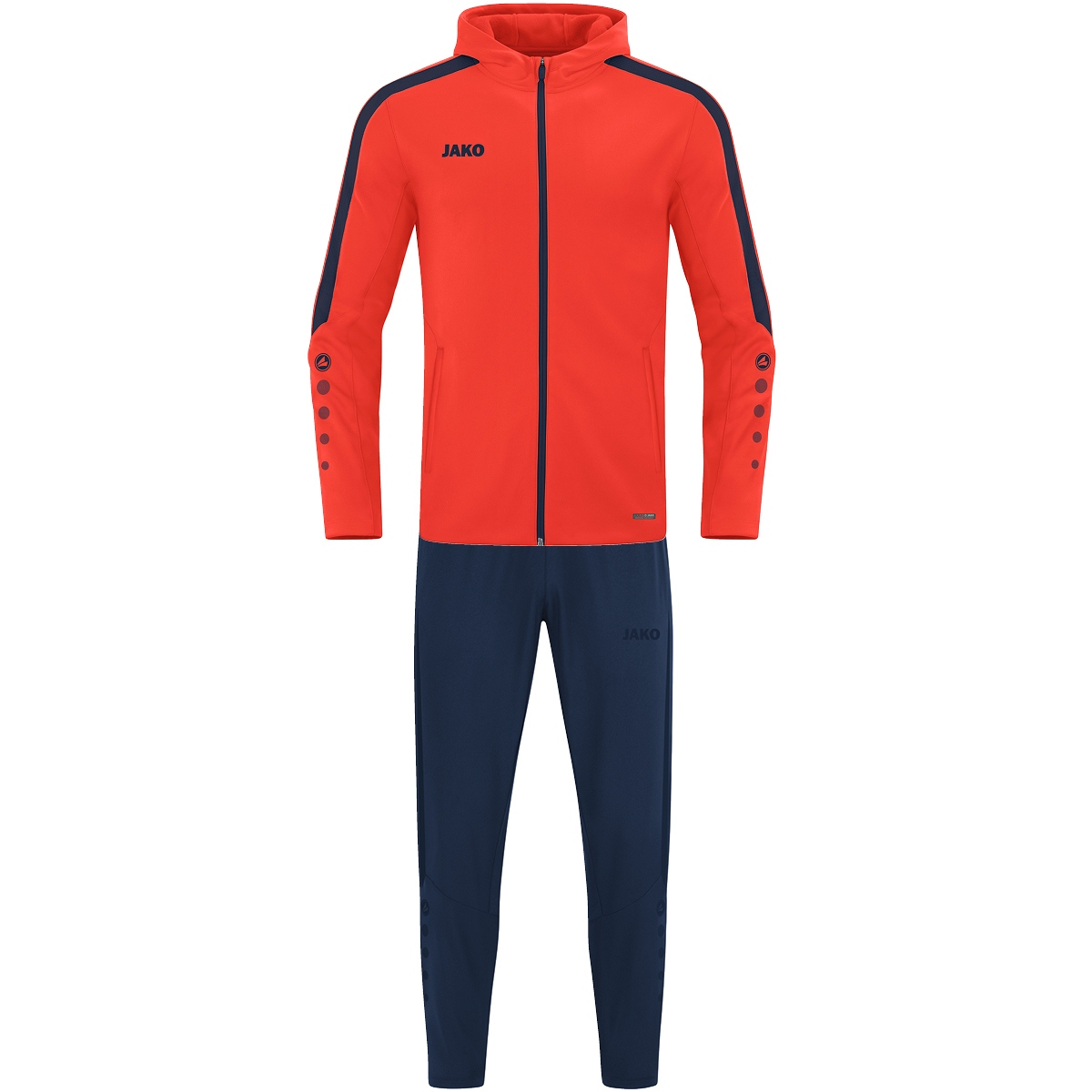 JAKO Präsentationsanzug Power (flame/marine / Größe 3XL / Unisex)