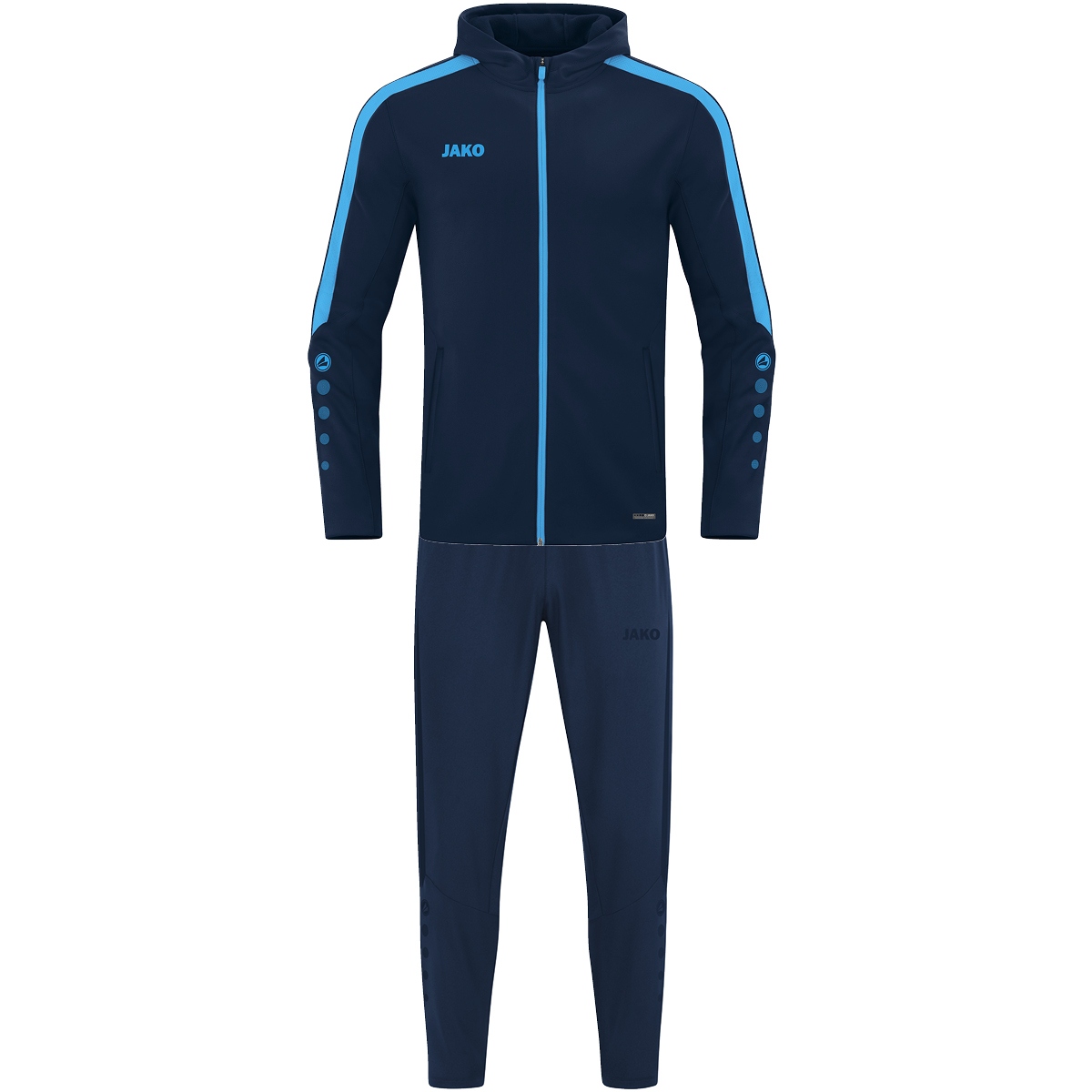 JAKO Präsentationsanzug Power (marine/skyblue / Größe XXL / Unisex)