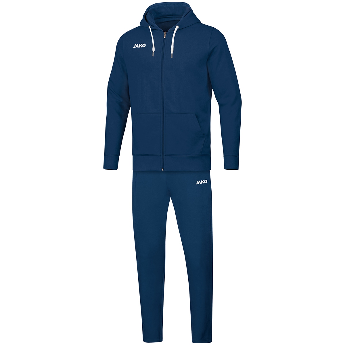 Jogginganzug Base mit Kapuze (Blau / Größe 44 / Damen)