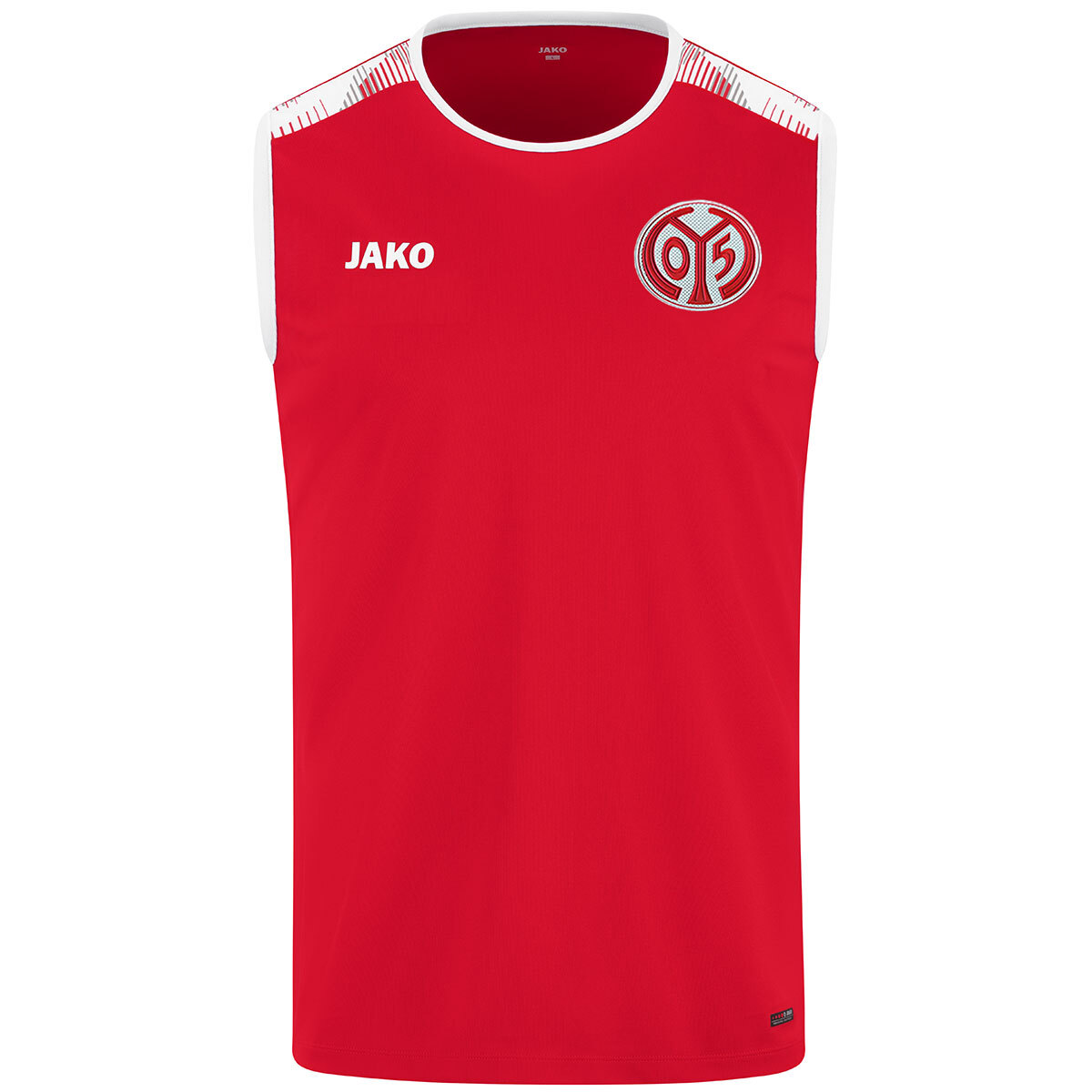 JAKO Mainz 05 Tanktop Sonic (rot/weiß / Größe L / Unisex)