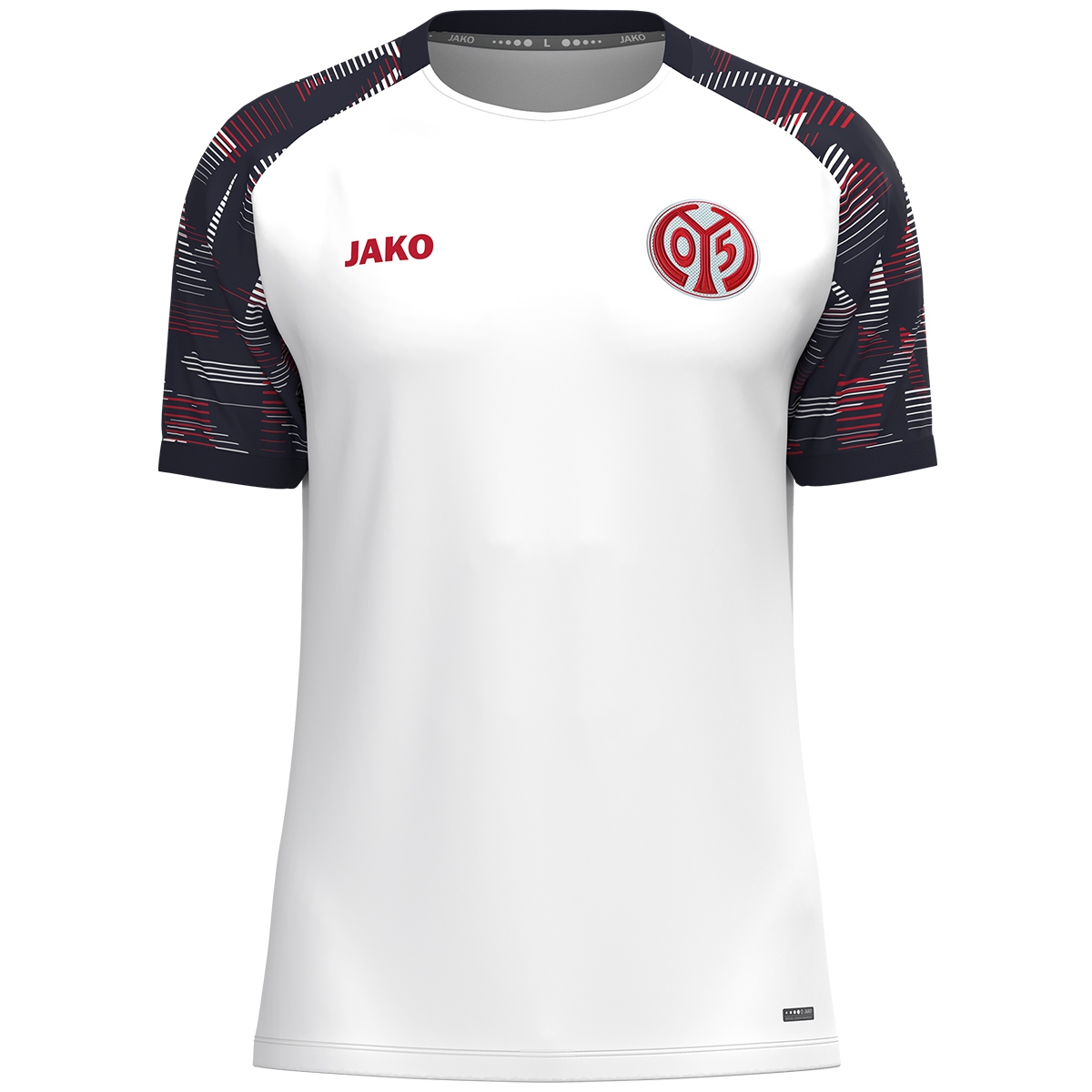 JAKO Mainz 05 T-Shirt Sonic (weiß/marine/rot / Größe 164 / Kinder)