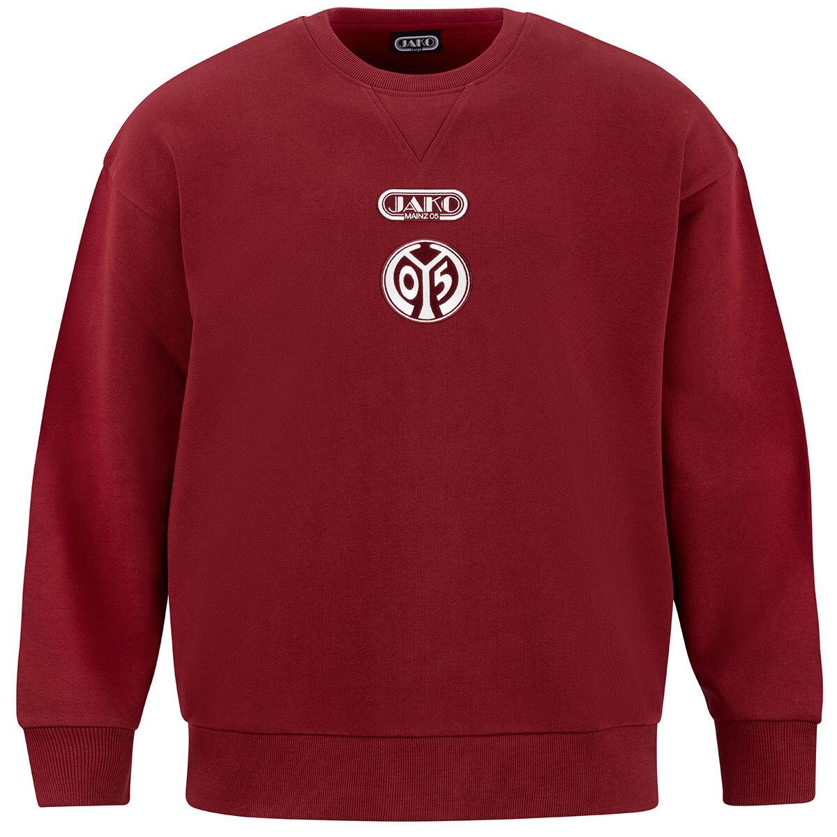 JAKO Mainz 05 Sweat Freizeit (rubinrot / Größe S / Unisex)
