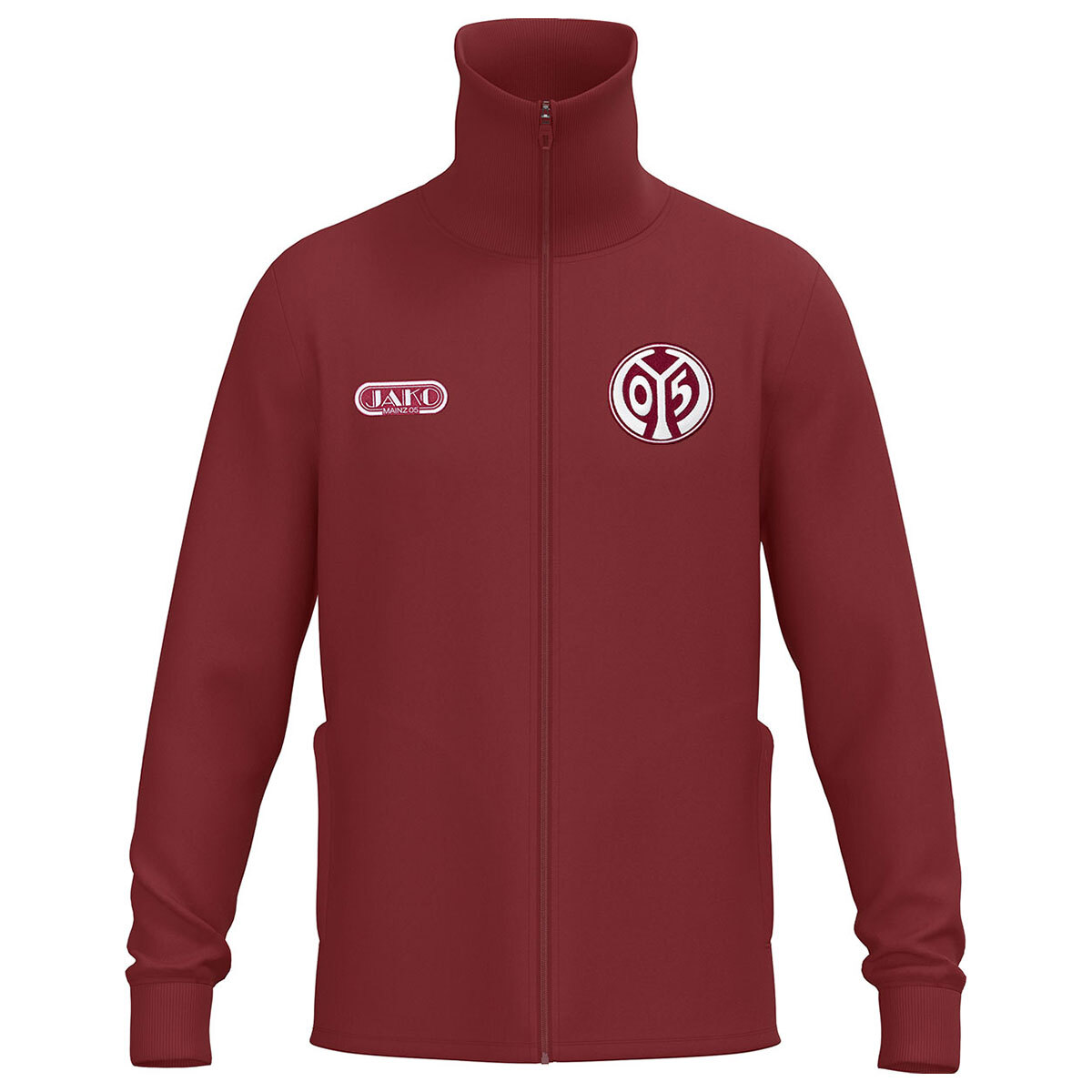 JAKO Mainz 05 Tracksuit Jacke Freizeit (rubinrot / Größe M / Unisex)