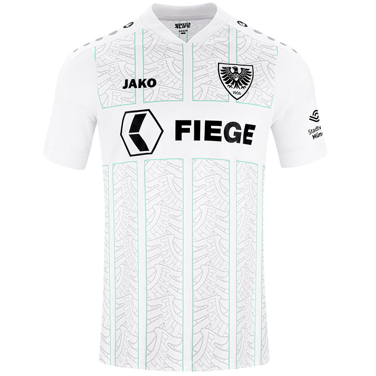 JAKO Preußen Münster Trikot Away (weiß / Größe 116 / Kinder)