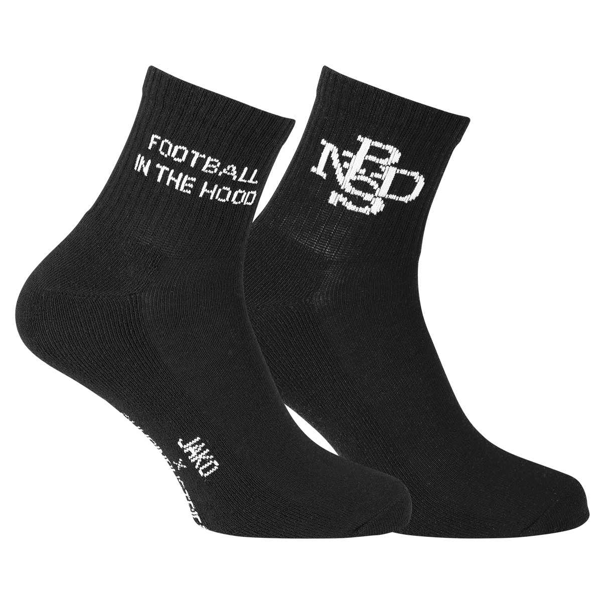 JAKO Ruhrindustries Sportsocken kurz 2er Pack (schwarz / Größe 47-50 / Sonstige Allgemein)