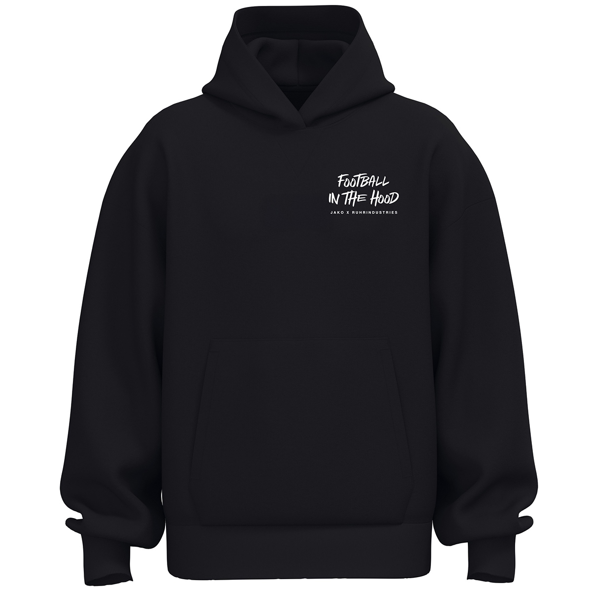 JAKO Ruhrindustries Hoodie (schwarz / Größe L / Unisex)