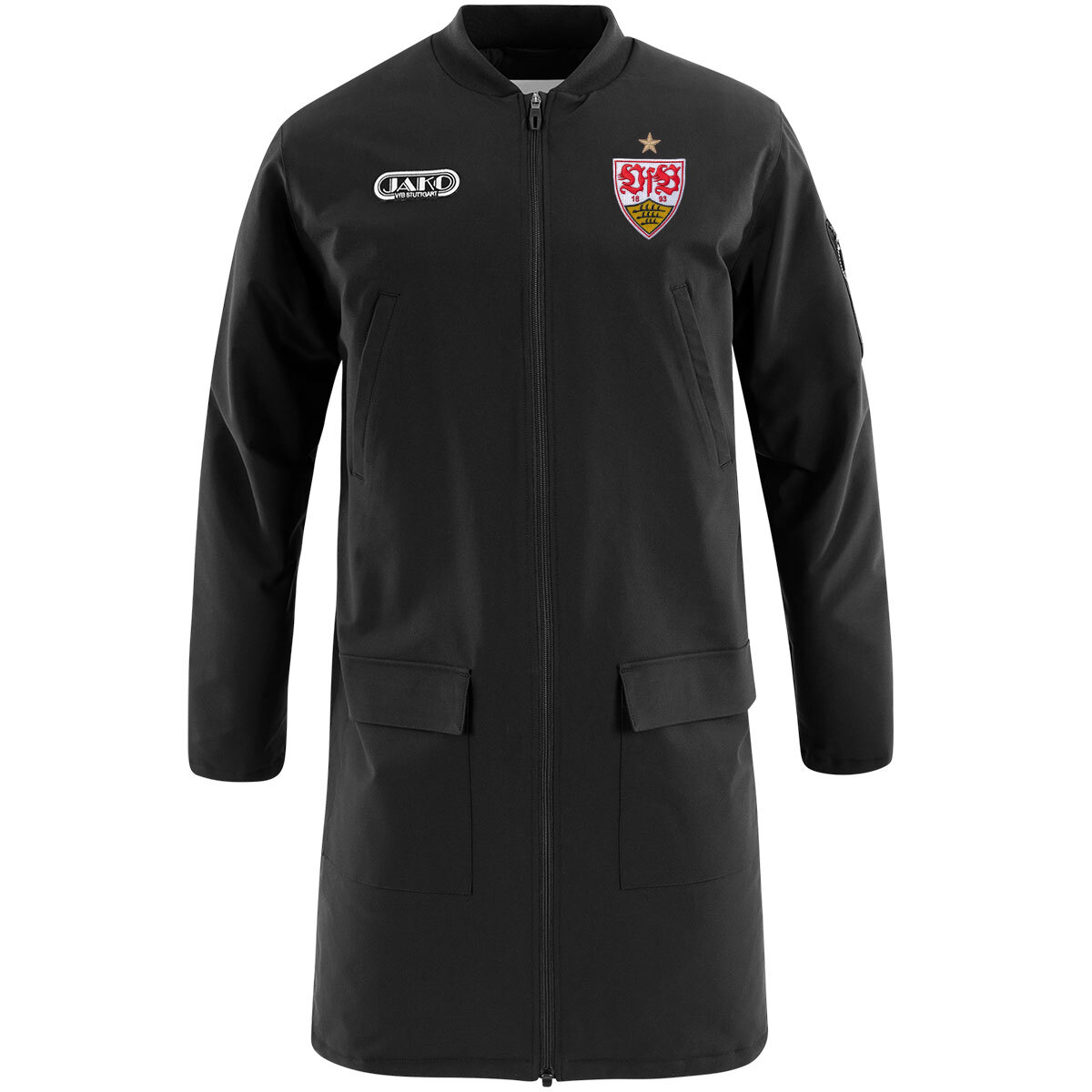 JAKO VfB Padded Coat (schwarz / Größe XL / Unisex)