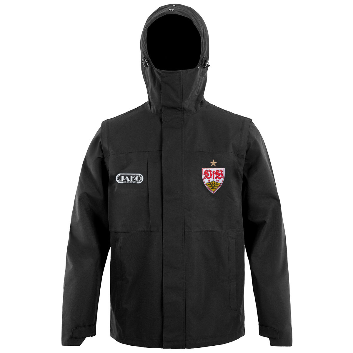 JAKO VfB Windbreaker (schwarz / Größe S / Unisex)