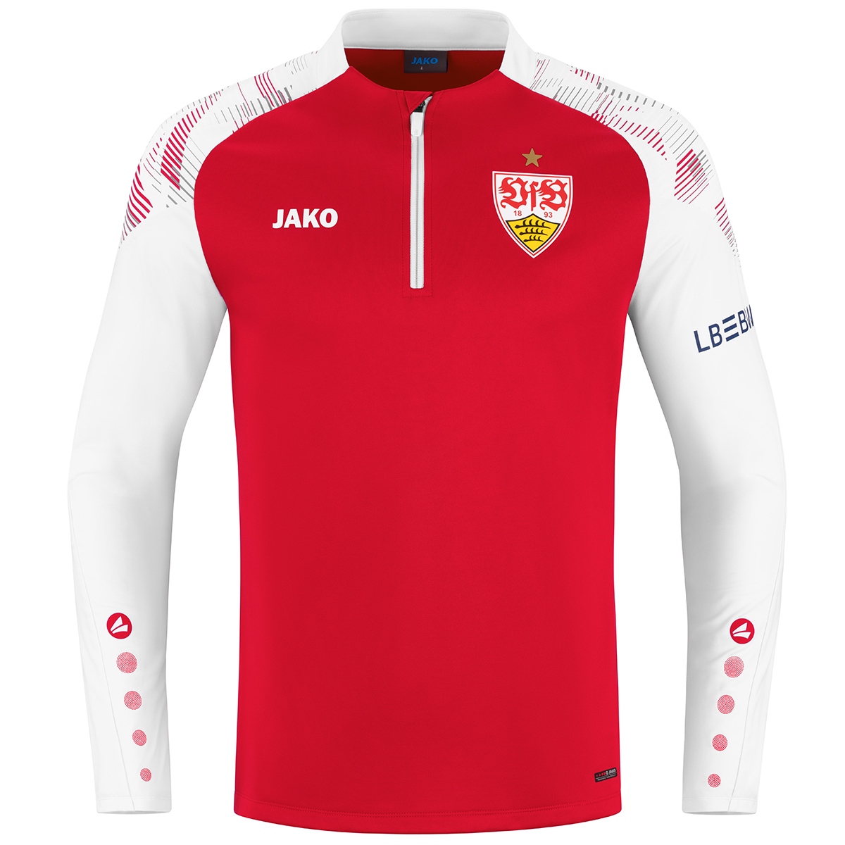 JAKO VfB Ziptop Sonic (rot/weiß / Größe L / Unisex)
