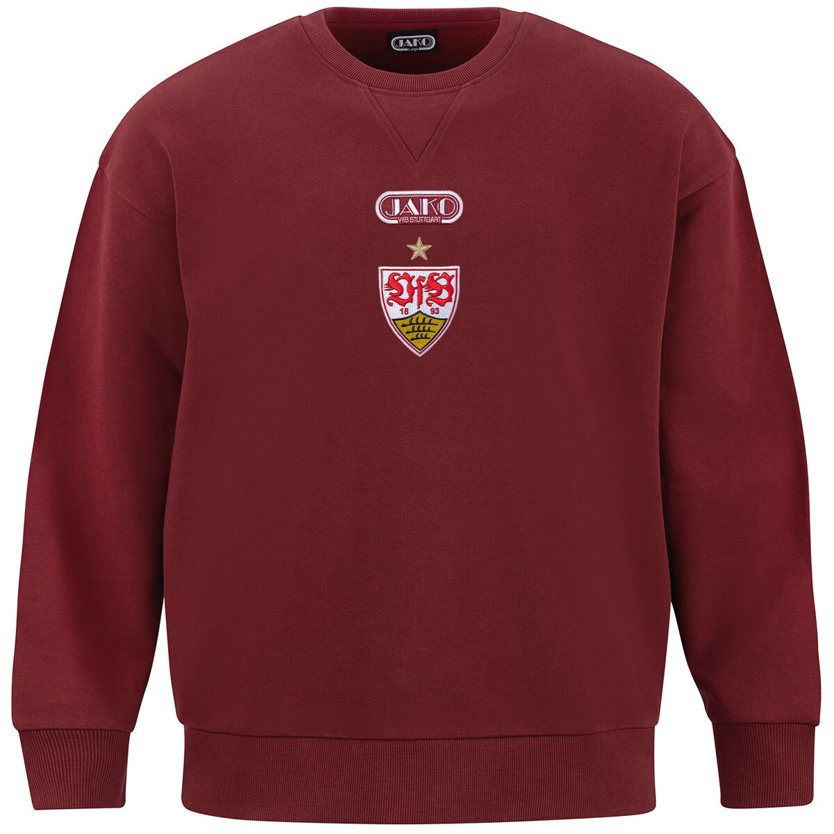 JAKO VfB Sweat Freizeit (rubinrot / Größe 3XL / Unisex)