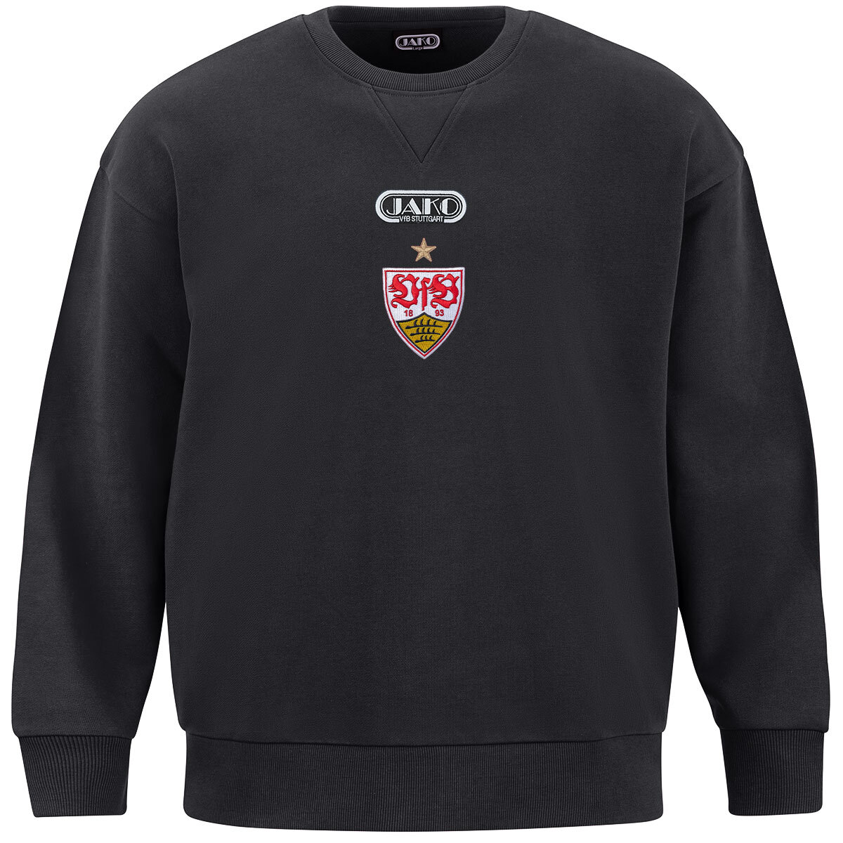 JAKO VfB Sweat Freizeit (schwarz / Größe 4XL / Unisex)