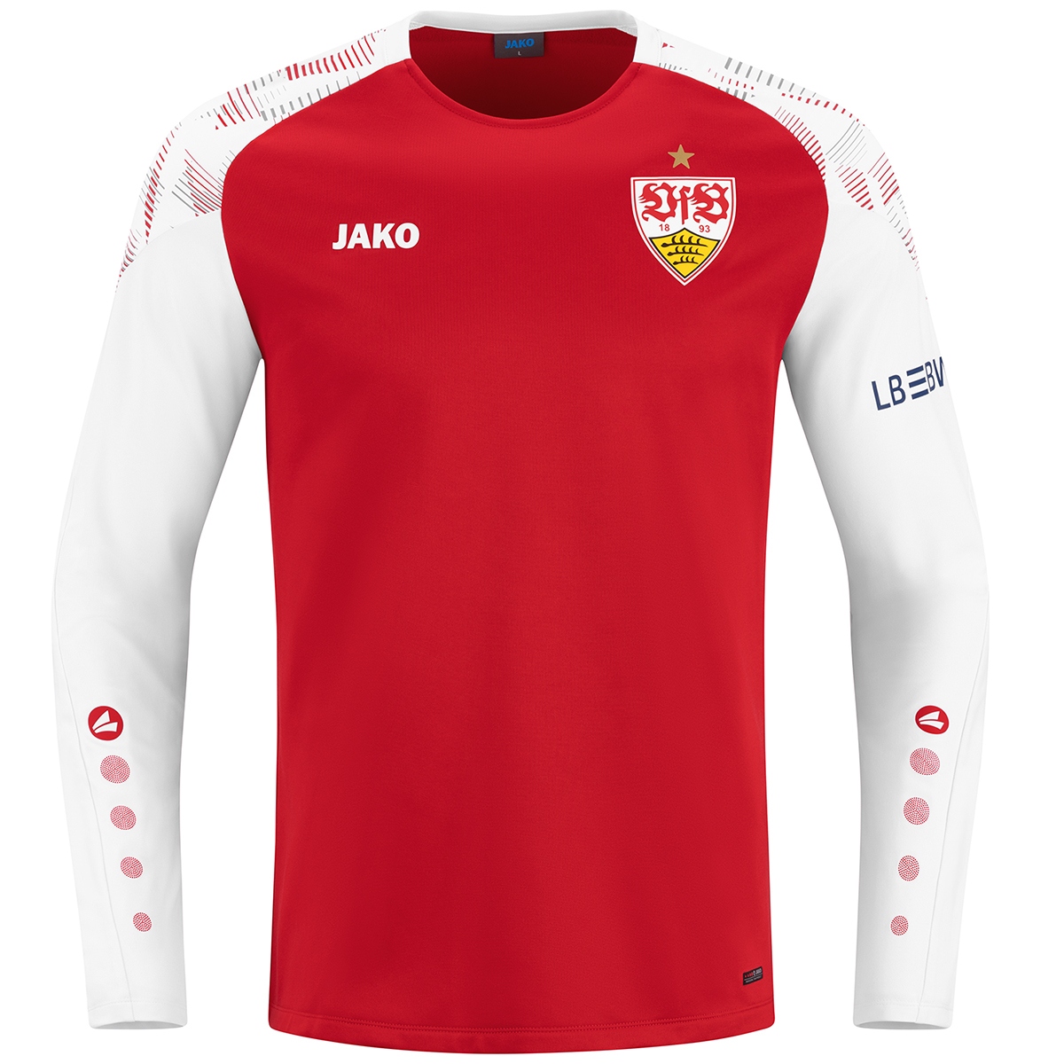 JAKO VfB Sweat Sonic (rot/weiß / Größe 152 / Kinder)