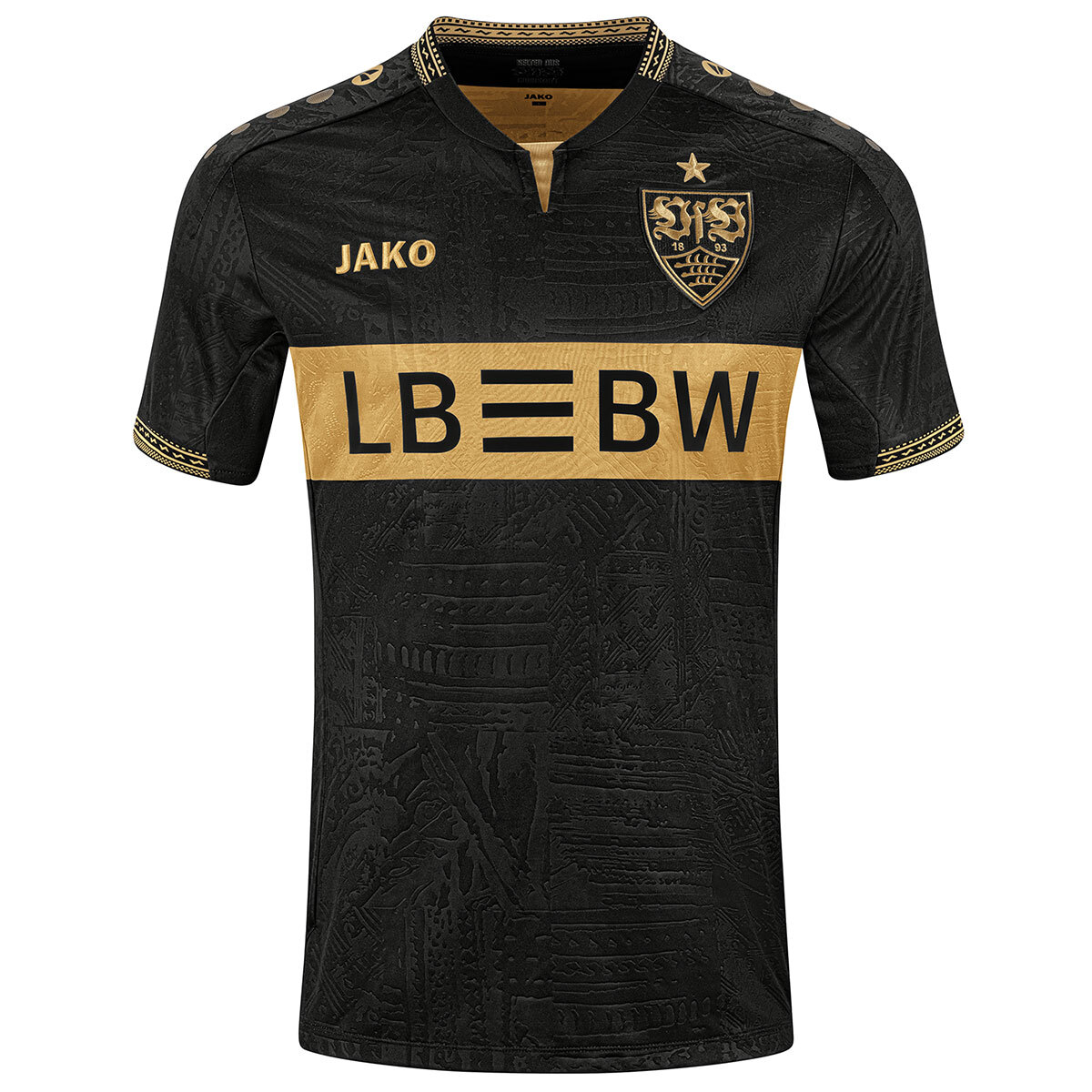 JAKO VfB TW Trikot Home (schwarz/gold / Größe 140 / Kinder)