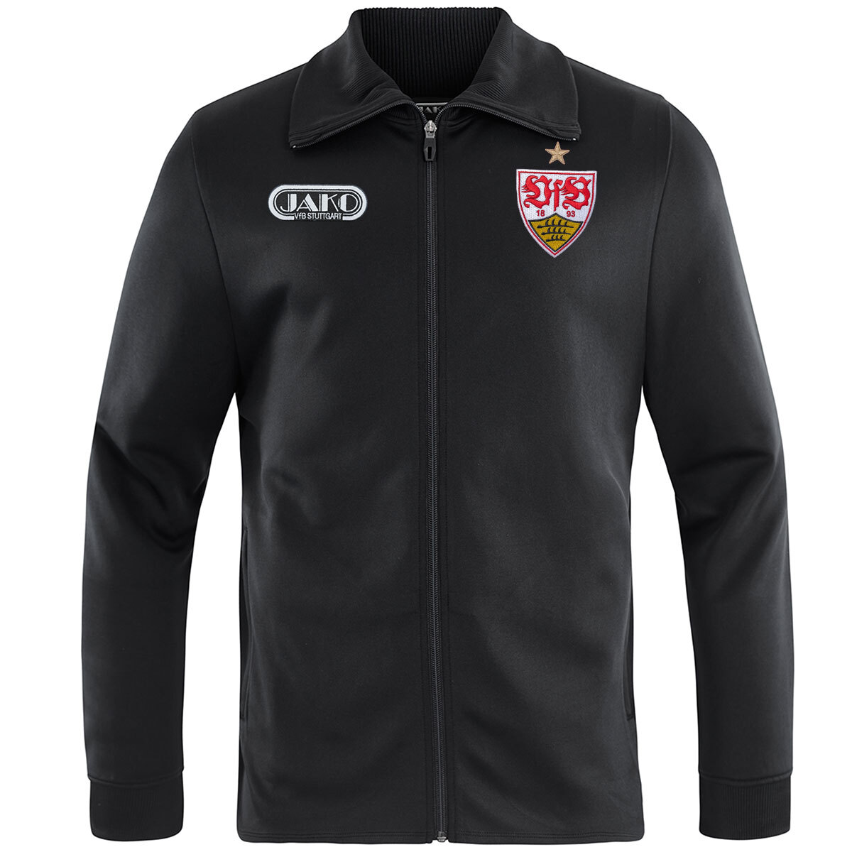 JAKO VfB Tracksuit Jacke Freizeit (schwarz / Größe 4XL / Unisex)