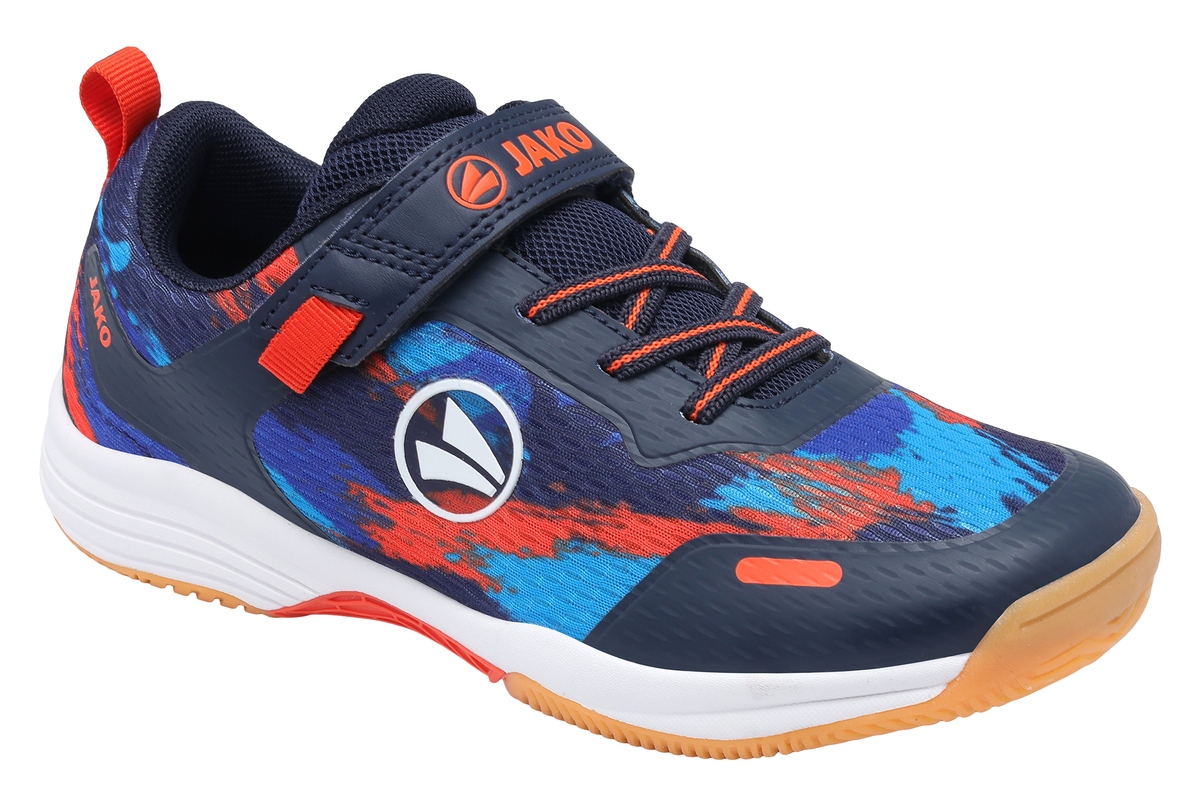 JAKO Sportschuh Fun ID Junior (marine/orange/weiß / Größe 31 / Schuhe europäisch)