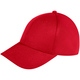 Cap Basic chili rot Vorderansicht
