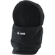 Neckwarmer mit Mütze schwarz Vorderansicht