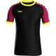 Shirt Iconic korte mouw zwart/pink/fluogeel Voorkant