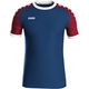 Trikot Iconic kurzarm navy/chili rot Vorderansicht