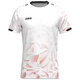 Shirt Sonic korte mouwen wit/rood/grijs Voorkant