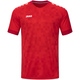 Trikot Pixel kurzarm sportrot Vorderansicht